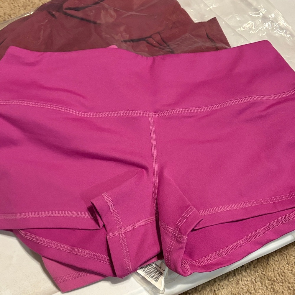 Fleo Vibrant Pink Athletic Shorts